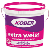 Kober extra weiss vopsea lavabila interior 8.5L